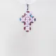 Small Cross - Tullia-Violet Organza - 1